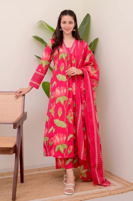 Dhruvi 536 To 538 Viscose Printed Kurti With Bottom Dupatta